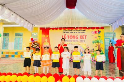 TỔNG KẾT NĂM HỌC 2025–2026  TRƯỜNG MẦM NON BÌNH HOÀ