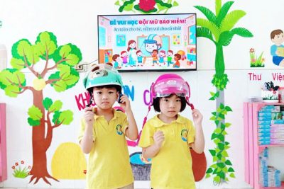TRƯỜNG MẦM NON BÌNH HÒA ĐẨY MẠNH GIÁO DỤC AN TOÀN GIAO THÔNG CHO TRẺ