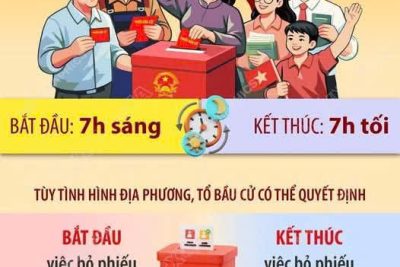 THỜI GIAN VÀ NGUYÊN TẮC BỎ PHIẾU BẦU CỬ ĐẠI BIỂU QUỐC HỘI KHOÁ XVI VÀ ĐẠI BIỂU HỘI ĐỒNG NHÂN DÂN CÁC CẤP NHIỆM KỲ 2026 – 2031
